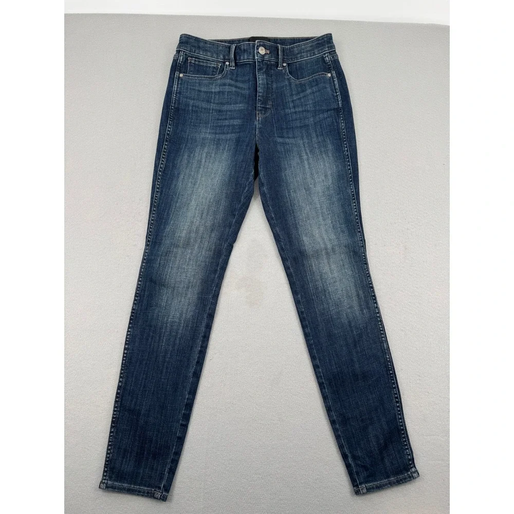 White House Black Market Extra High-Rise Skinny Everyday Soft Jeans Women 6 Blue